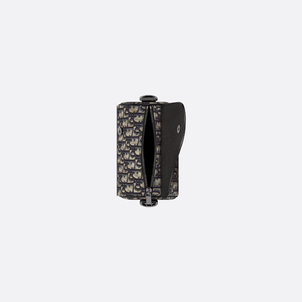 Dior Mini Roller Bag with Strap Beige Black 1ADPO262YKY H27E - Photo-3