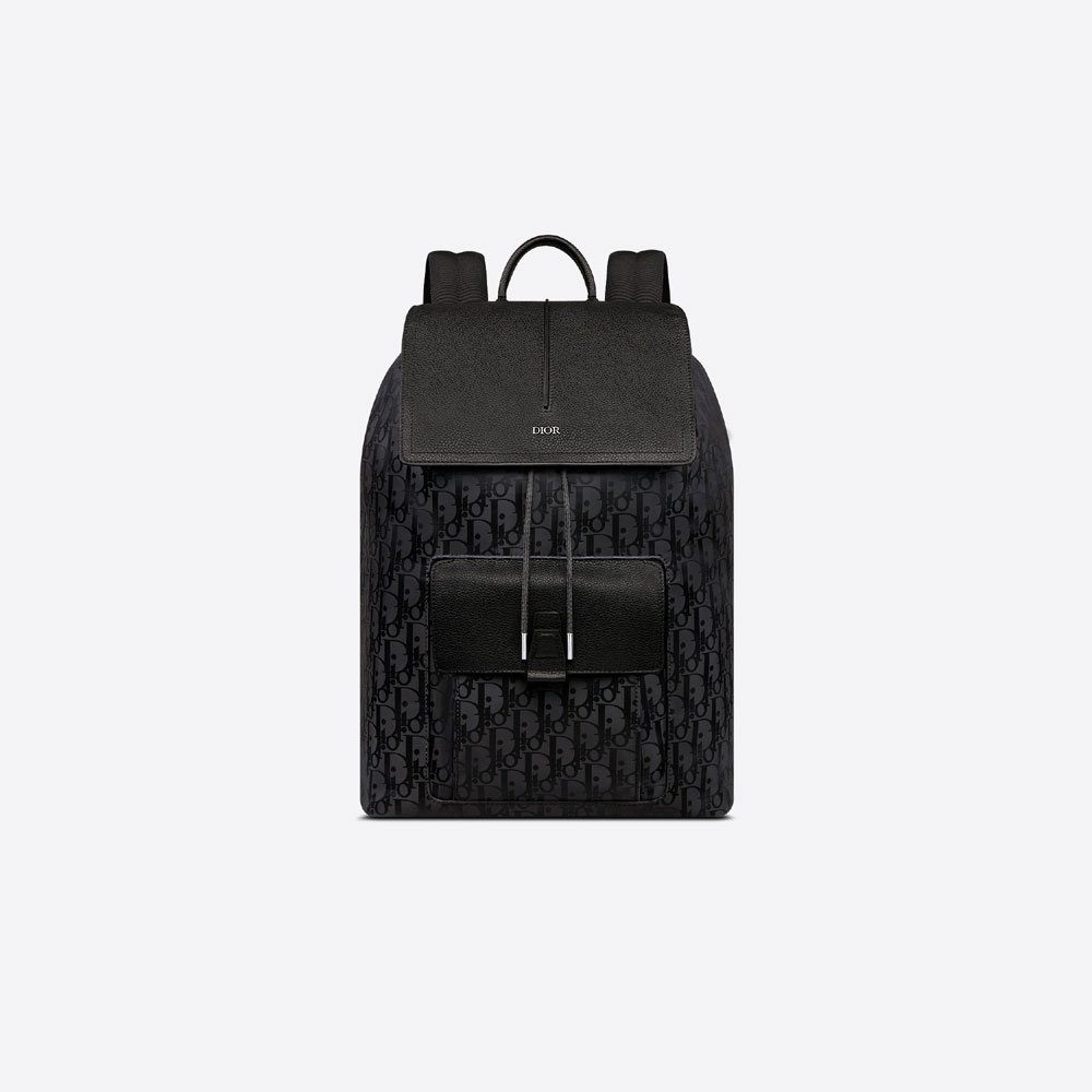 Motion Backpack Dior Oblique Mirage Technical Fabric Calfskin 1ESBA138YIH H03E