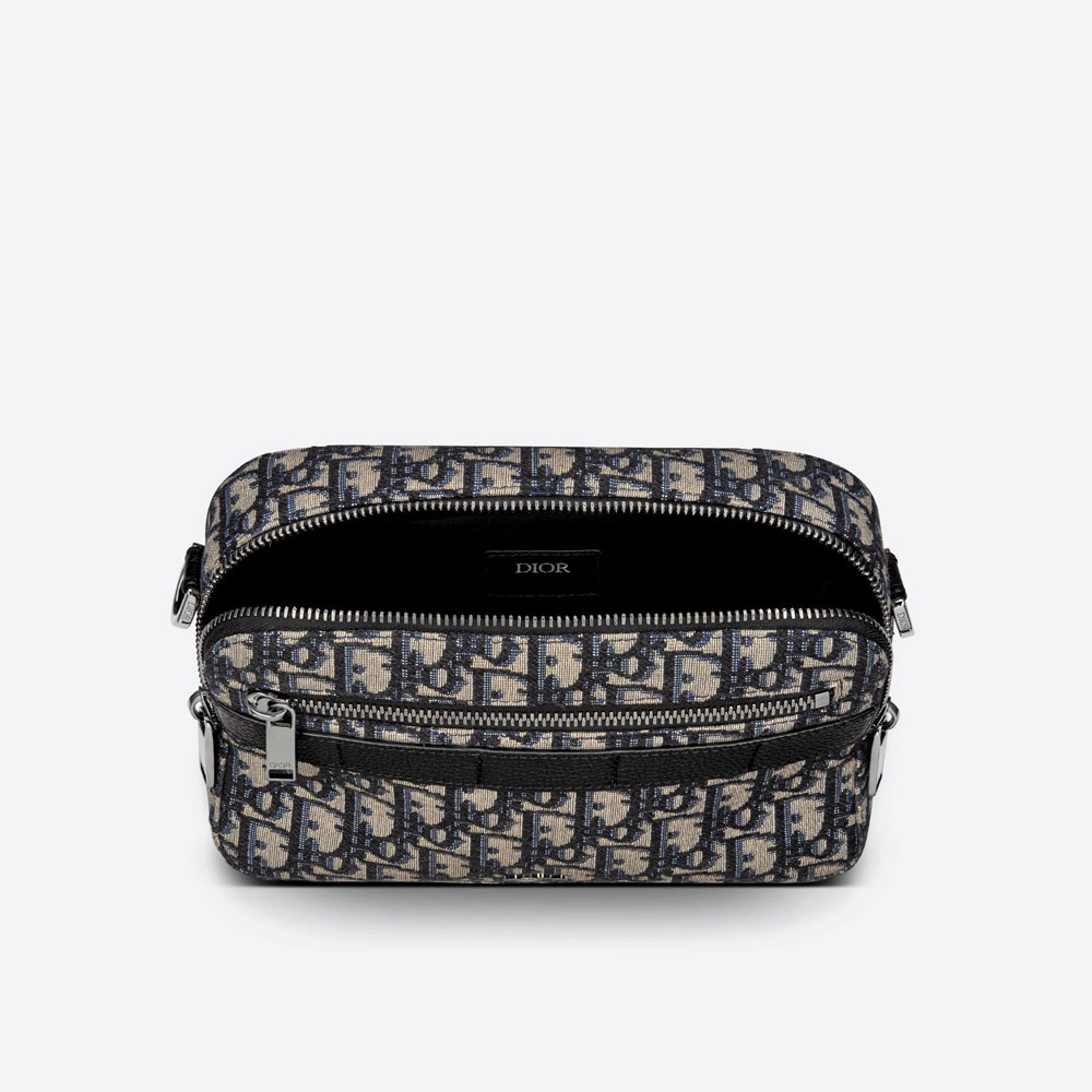 Safari Messenger Bag Dior Oblique Jacquard 1ESPO206YKY H27E - Photo-2