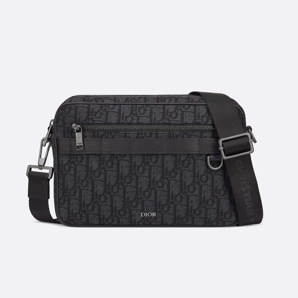 Maxi Safari Bag with Strap Dior Oblique Jacquard 1ESPO297YKY H03E