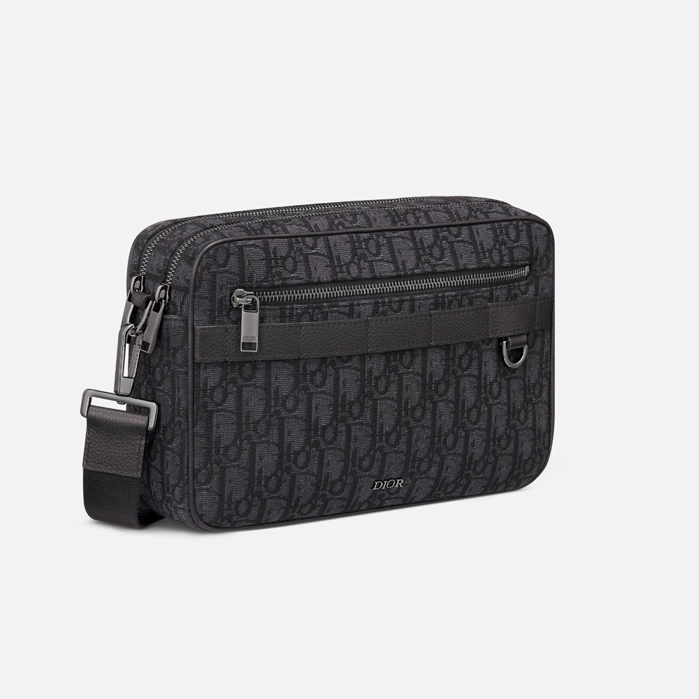 Maxi Safari Bag with Strap Dior Oblique Jacquard 1ESPO297YKY H03E - Photo-2