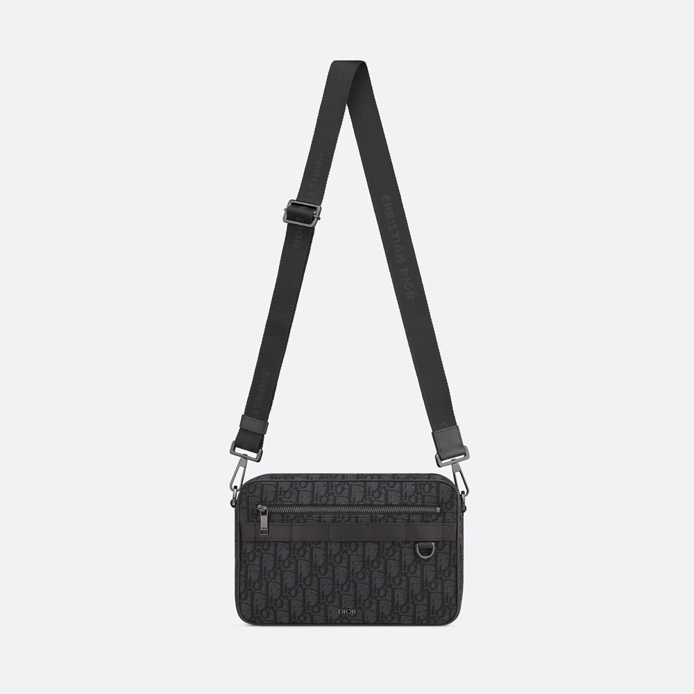Maxi Safari Bag with Strap Dior Oblique Jacquard 1ESPO297YKY H03E - Photo-3