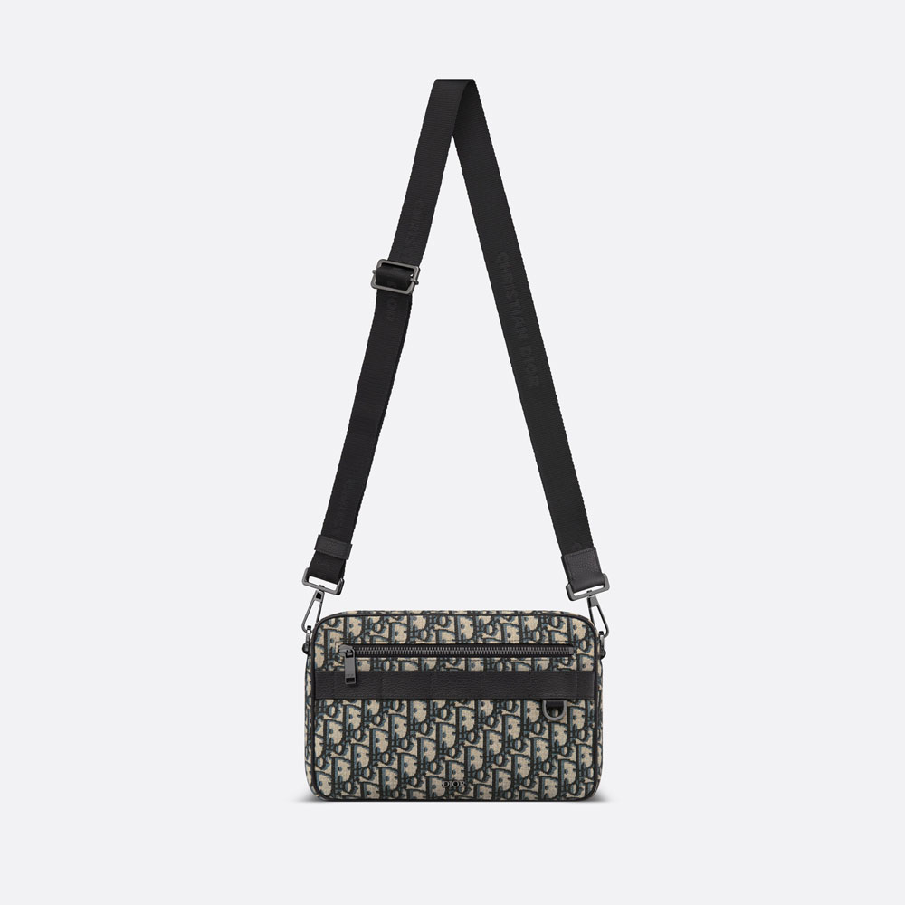 Maxi Safari Bag with Strap Dior Oblique Jacquard 1ESPO297YKY H27E - Photo-3