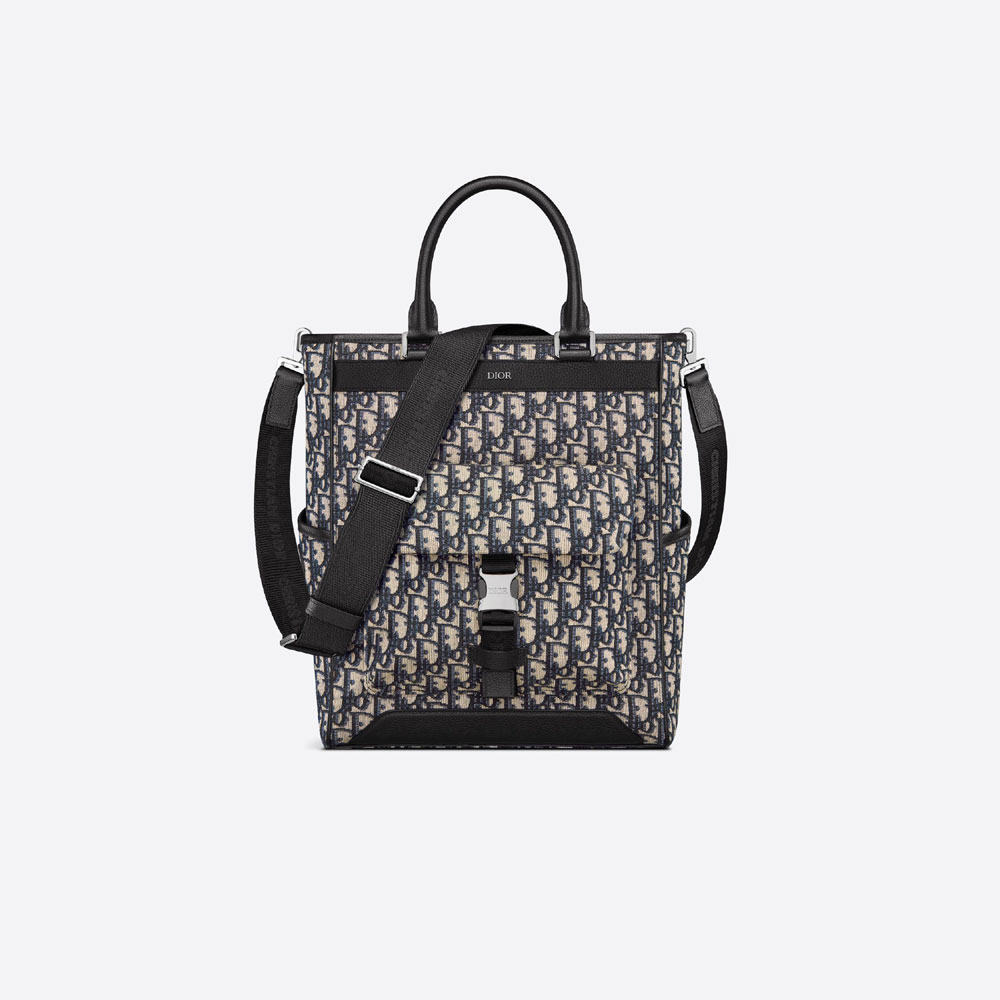 Dior Explorer Tote Bag Beige And Black 1ESSH069YKY H27E