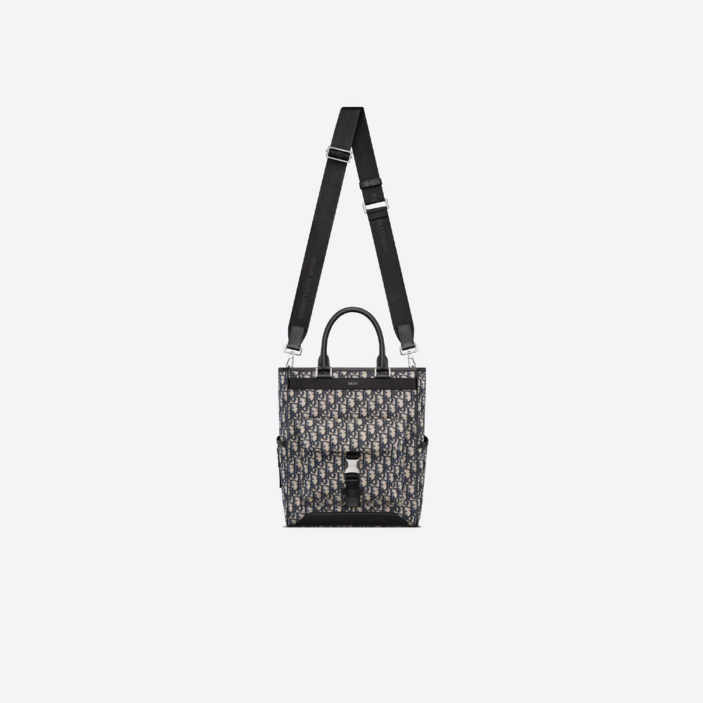 Dior Explorer Tote Bag Beige And Black 1ESSH069YKY H27E - Photo-3