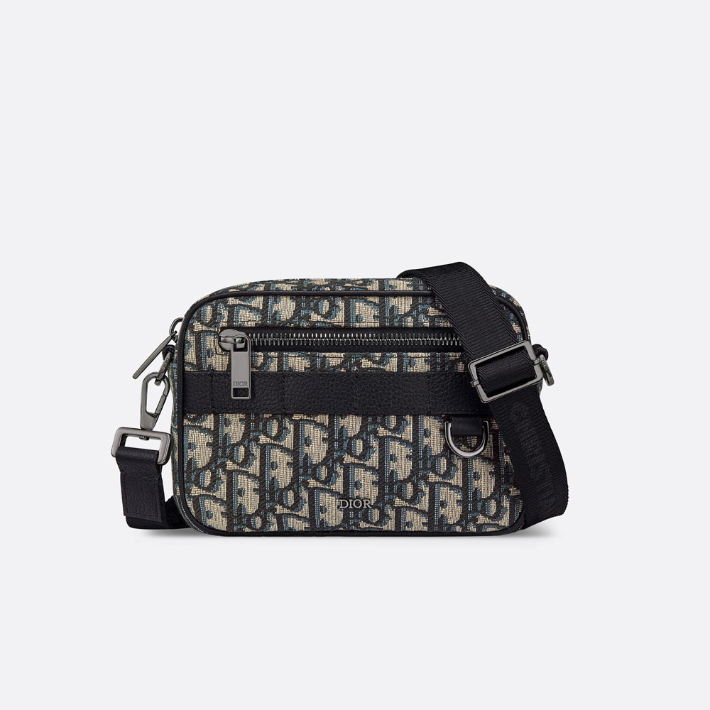 Mini Safari Bag with Strap Dior Oblique Jacquard 2ESWS011YKY H27E