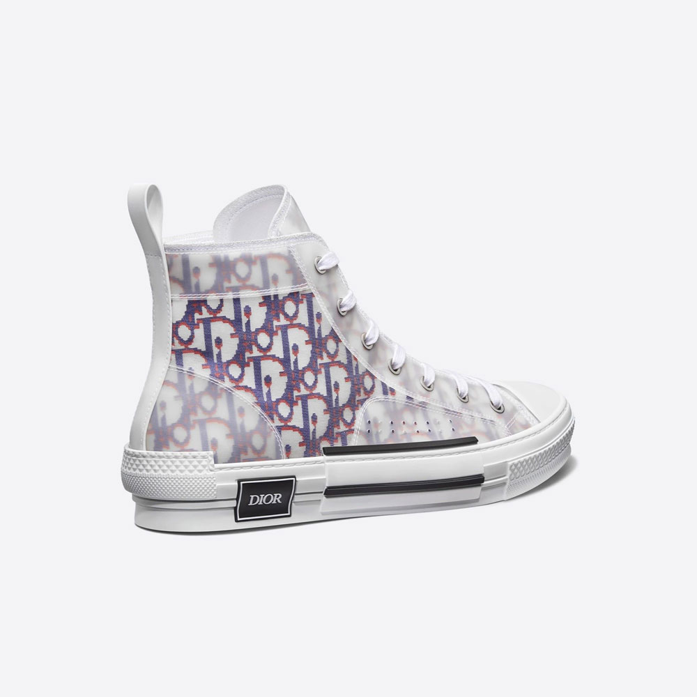 B23 High Top Sneaker Pixellated Dior Oblique Canvas 3SH118YTG H563 - Photo-2