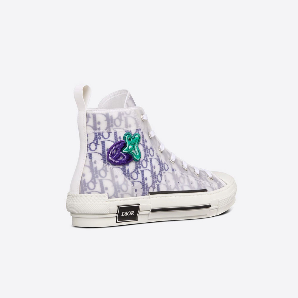 Dior B23 DIOR AND KENNY SCHARF High Top Sneaker 3SH118ZKY H065 - Photo-2