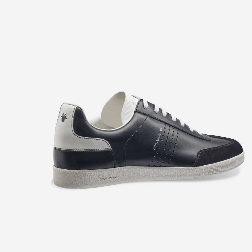 Dior B01 Sneaker Smooth Calfskin with Black Suede 3SN225XZU H960 - Photo-2