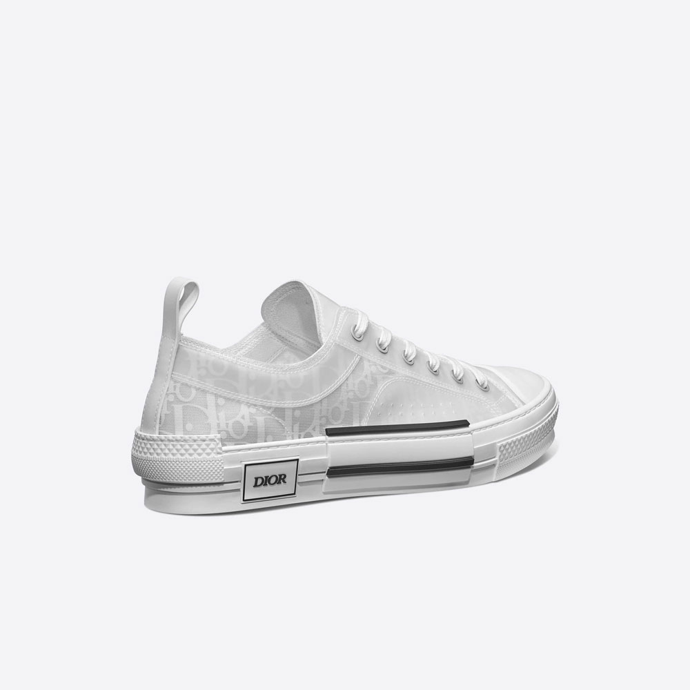B23 Low-Top Sneaker White Dior Oblique Canvas 3SN249YNT H060 - Photo-2