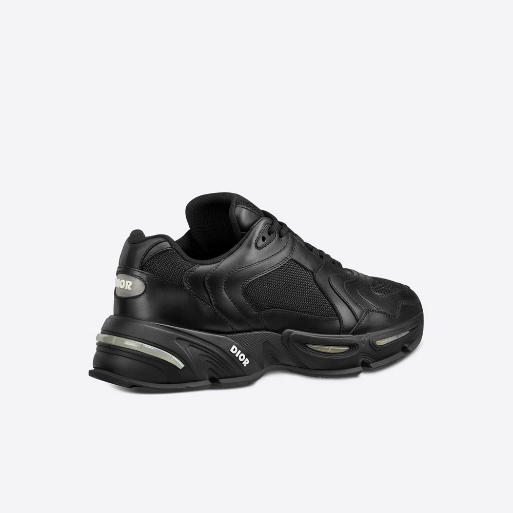 Dior CD1 Sneaker Black Technical Mesh and Calfskin 3SN260YXB H968 - Photo-2