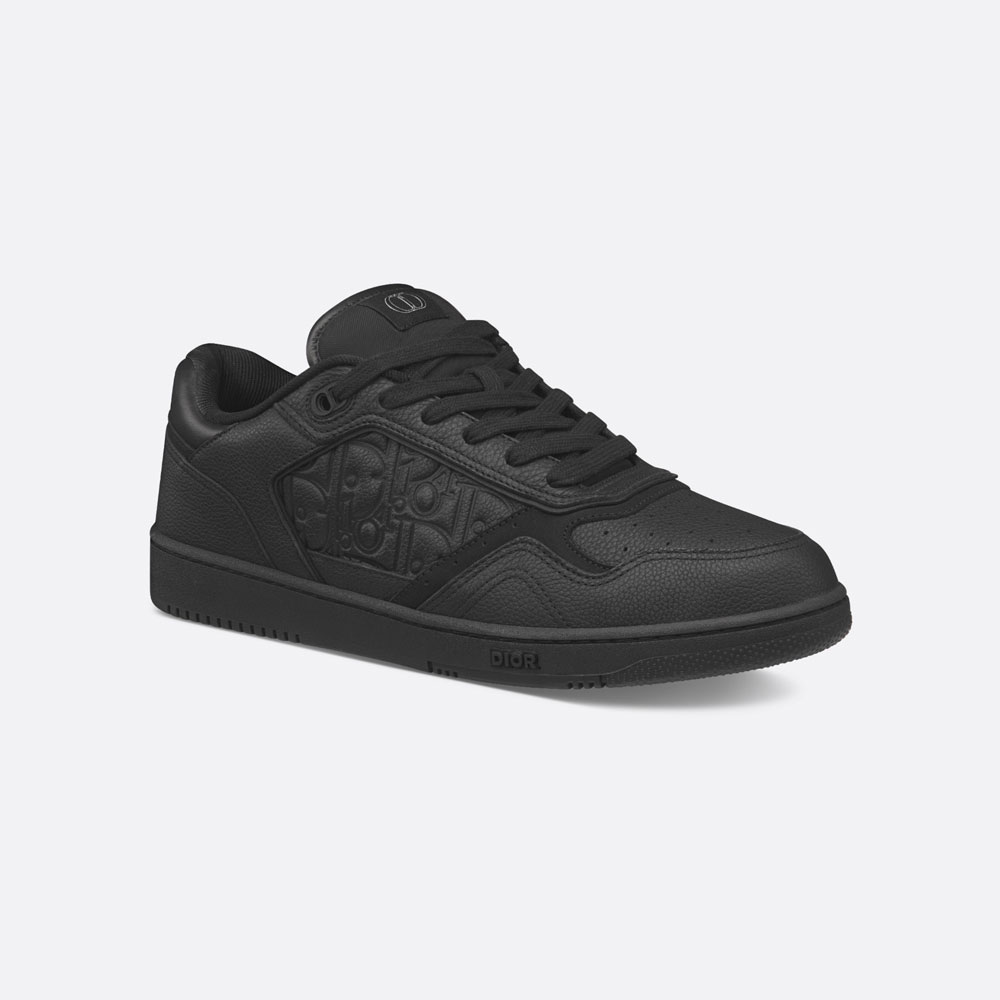 B27 Low-Top Sneaker Black Grained Calfskin Dior Gravity 3SN272ZAY H900