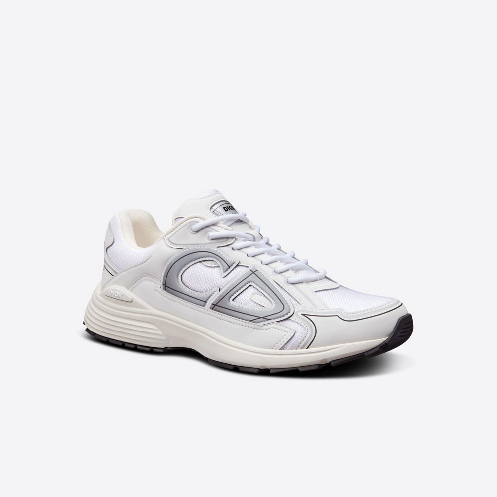 Dior B30 Sneaker White Mesh and Technical Fabric 3SN279ZND H000 - Photo-2