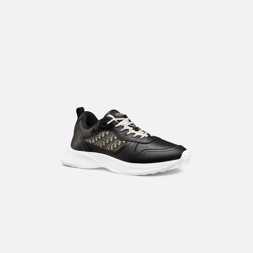 B25 Runner Sneaker Smooth Calf Dior Oblique Jacquard 3SN299ZIR H965 - Photo-2