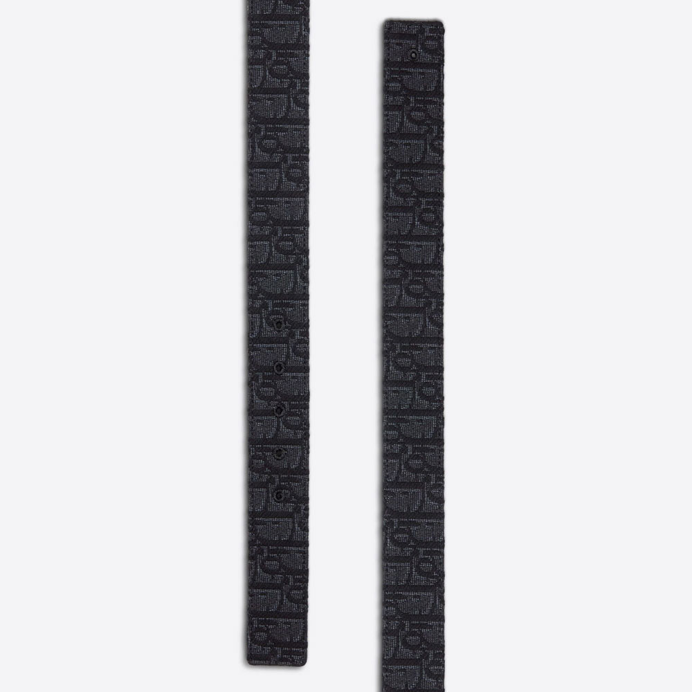 Reversible 35MM Belt Strap Dior Oblique Jacquard 4800ZZYSE H00N - Photo-2