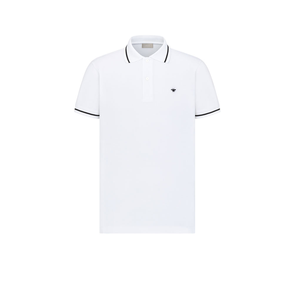 Dior Polo Shirt with Bee Embroidery 733J805B0373 C089