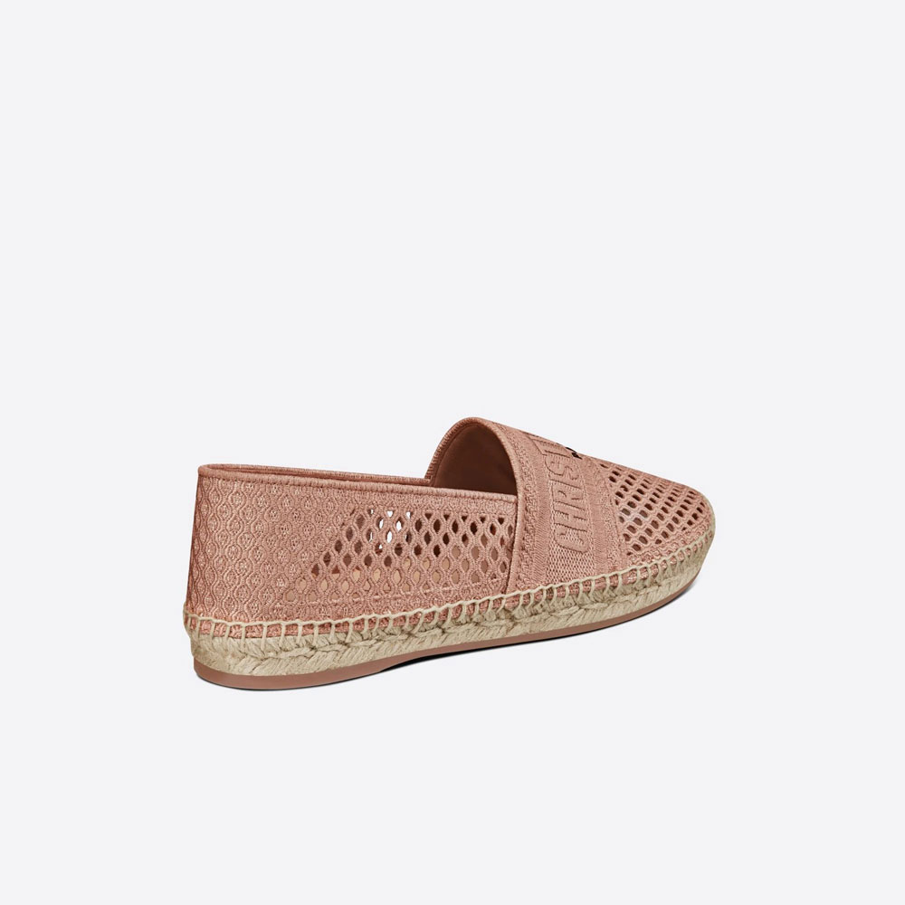 Dior Granville Espadrille Nude Mesh Embroidery KCB585EMR S42P - Photo-2