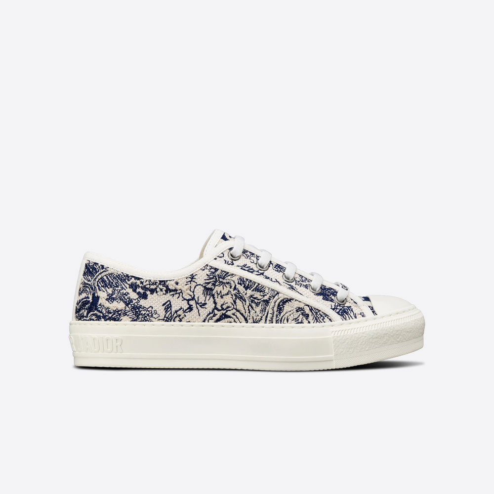 Walk n Dior Sneaker Toile de Jouy Embroidered Cotton KCK211TJE S68B