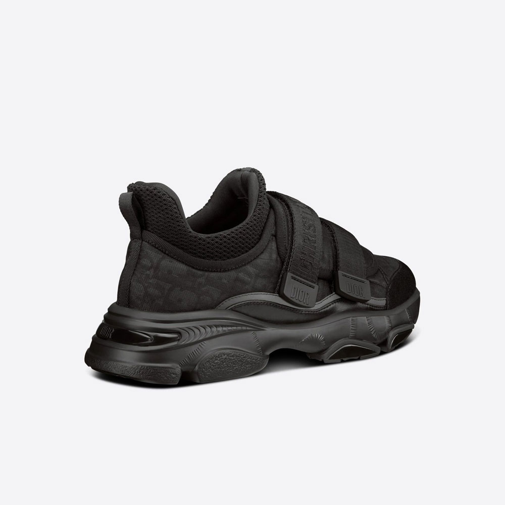 D Wander Sneaker Uber Black Dior Oblique Technical Fabric KCK299OSY S900 - Photo-2