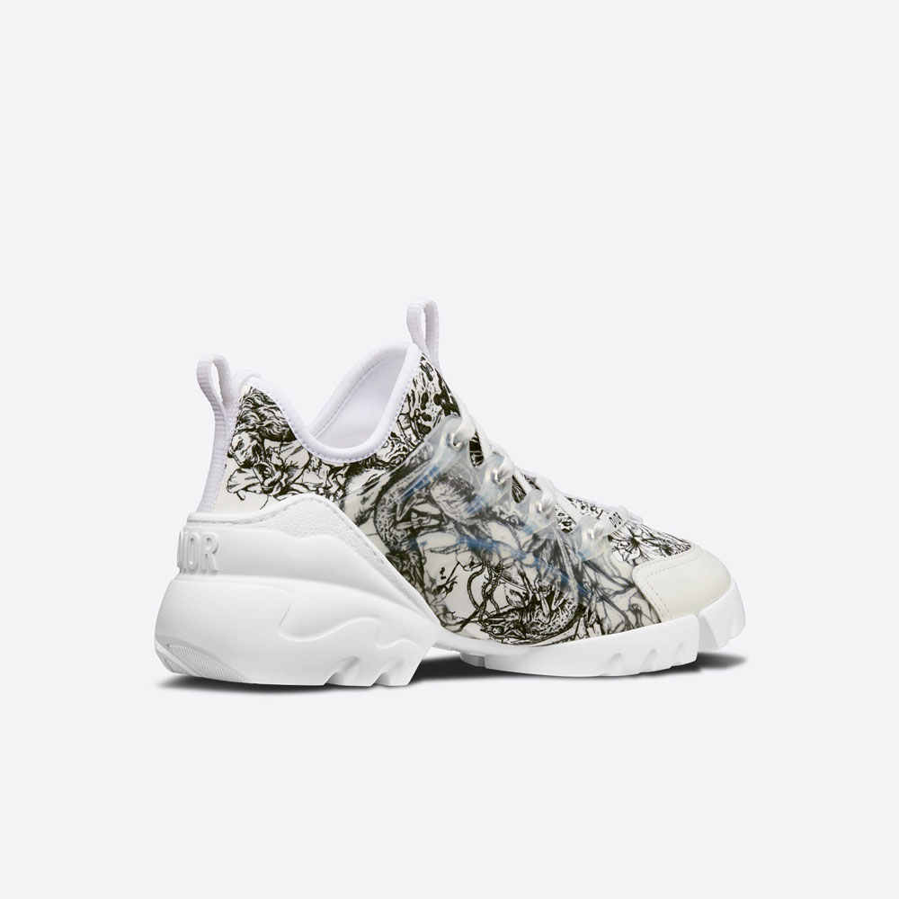 D Connect Sneaker Dior Zodiac Printed Technical Fabric KCK302ZPN S17X - Photo-2