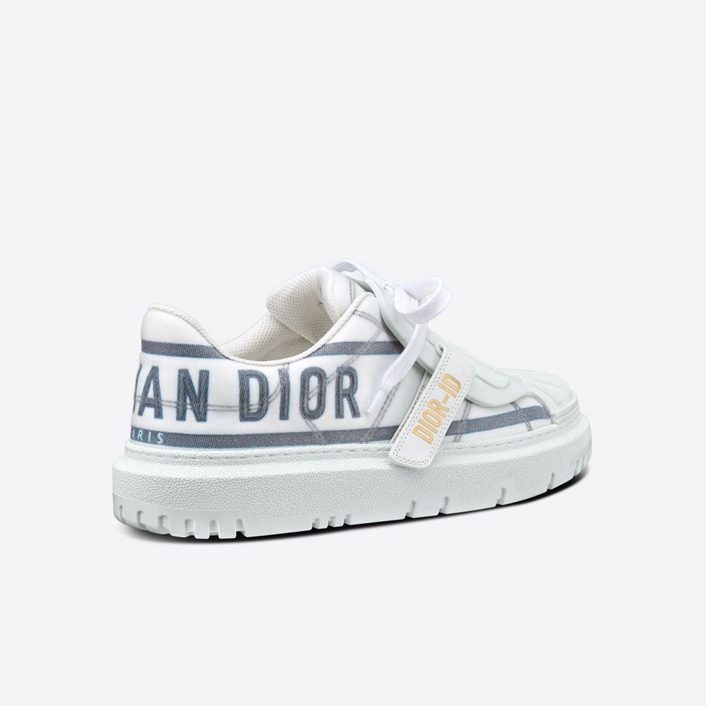 Dior ID Sneaker White and French Blue Technical Fabric KCK309TNT S93B - Photo-2