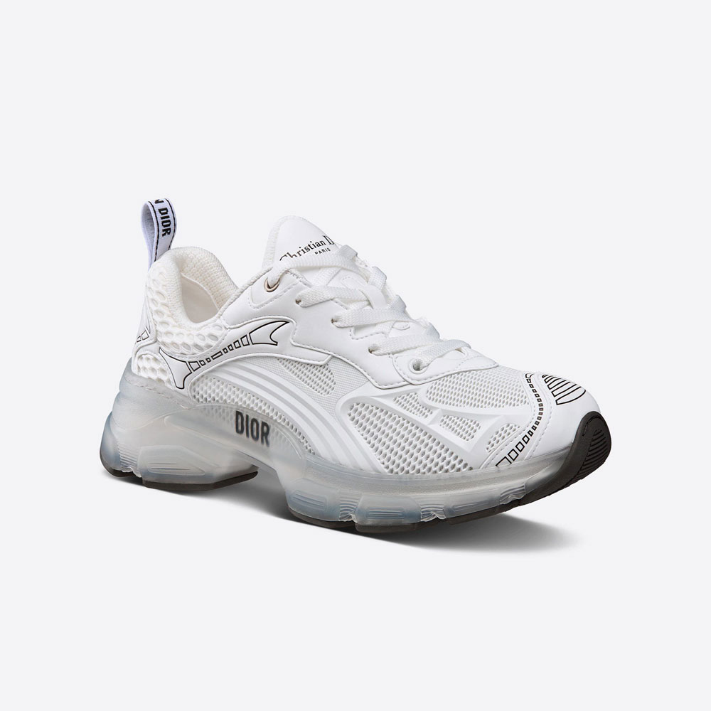 Dior Vibe Sneaker White Technical Fabric KCK337PRU S10W - Photo-2