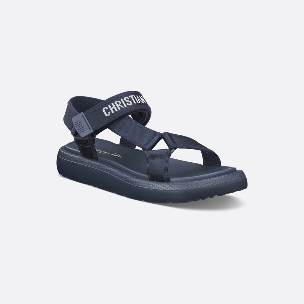 Dioriviera D-Wave Sandal Deep Blue Technical Fabric KCO048TRB S57B