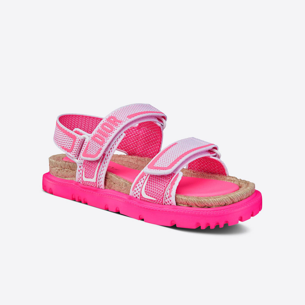 DiorAct Sandal Technical Mesh and Rubber KCQ691TKJ S76W - Photo-2