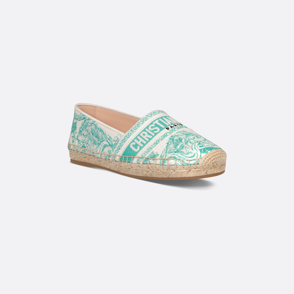 Dioriviera Dior Granville Espadrille Cotton Embroidered KDB578TJE S68H