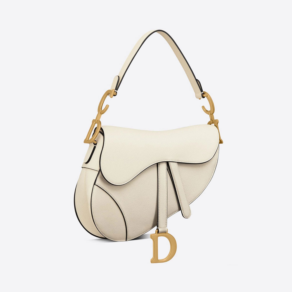 Dior Saddle Bag Latte Grained Calfskin M0446CBAA M030 - Photo-2