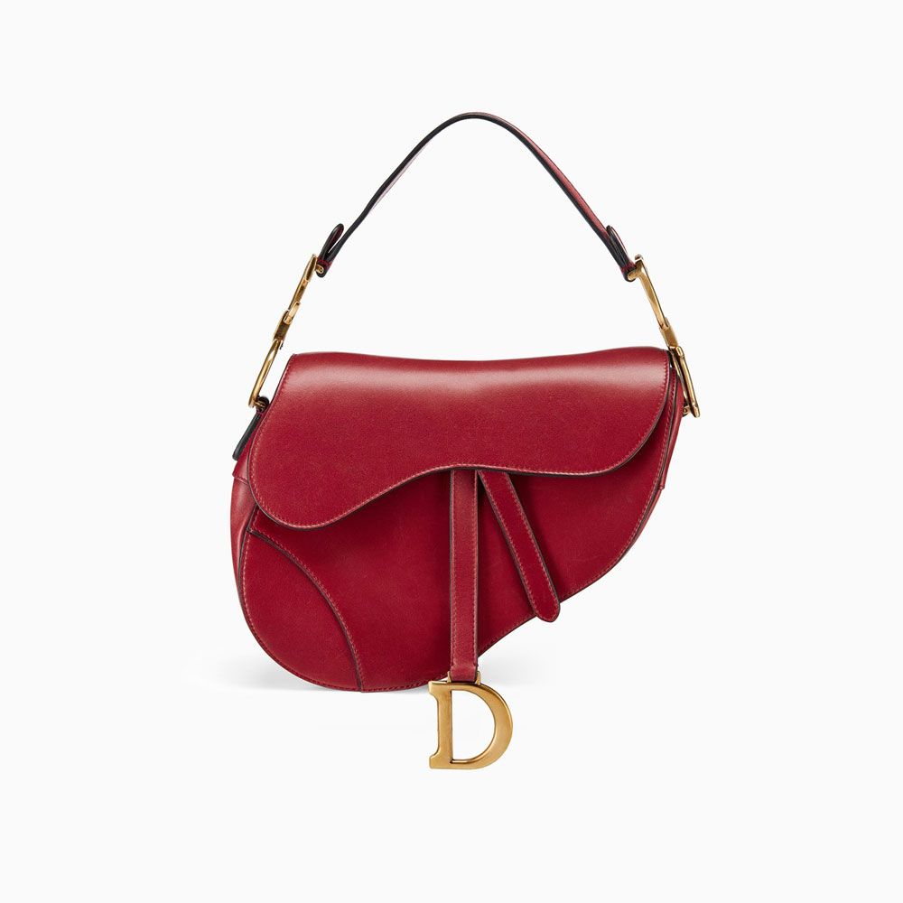 Dior Saddle bag in red calfskin M0446CWGH M41R