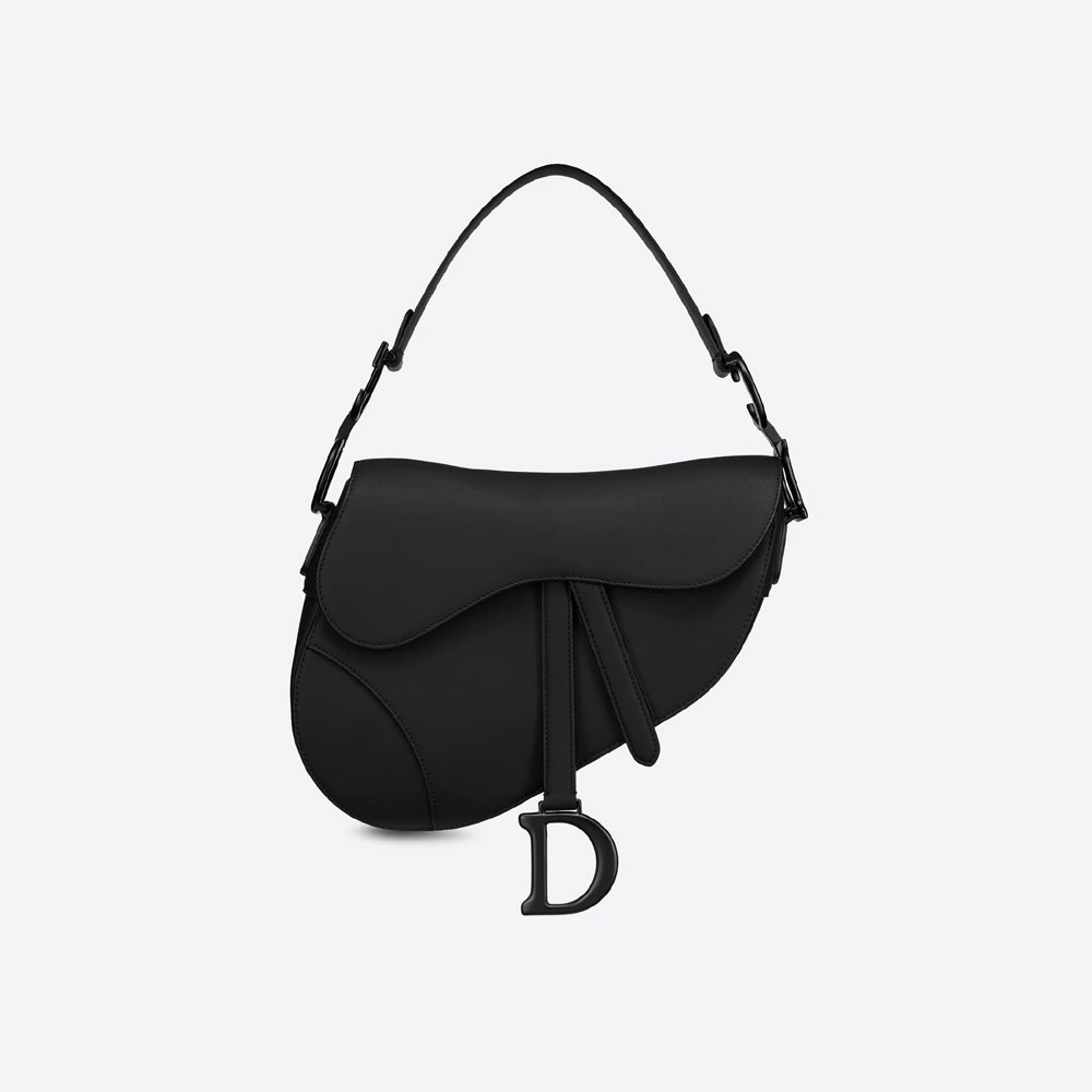 Dior Saddle Bag Black Ultramatte Calfskin M0446SLLO M989 - Photo-3