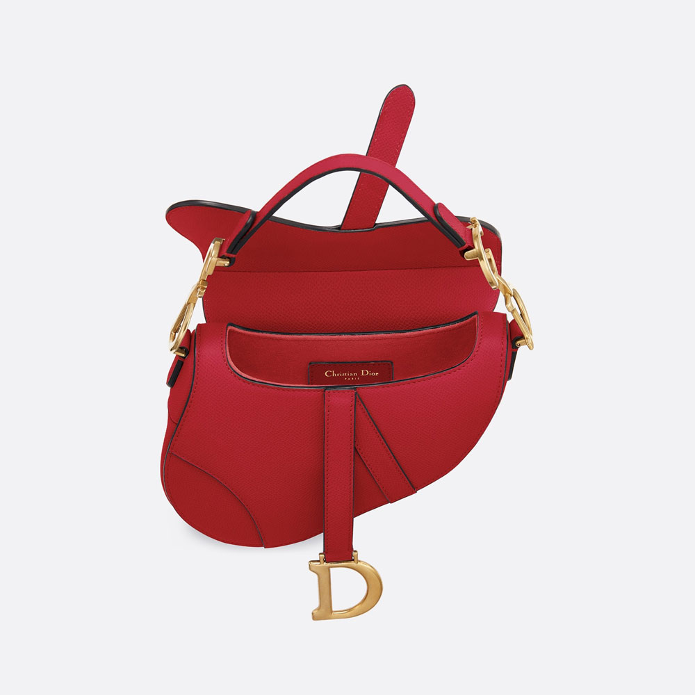 Dior Mini Saddle calfskin bag M0447CWVG M35R - Photo-3