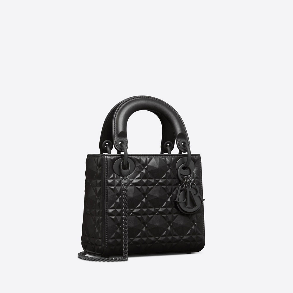 Mini Lady Dior Bag Black Cannage M0505SNEA M900 - Photo-2