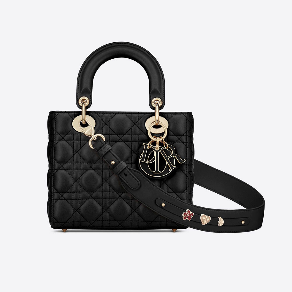 Lady Dior My ABCDior Bag Black Cannage Lambskin M0538OCEA M900
