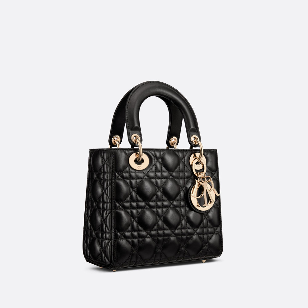 Small Lady Dior My ABCDior Bag Black Cannage Lambskin M0538ONGE M900 - Photo-2