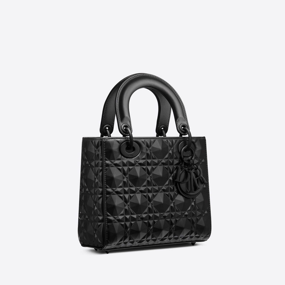 Small Lady Dior My ABCDior Bag Black Cannage Calfskin M0538SNEA M900 - Photo-2