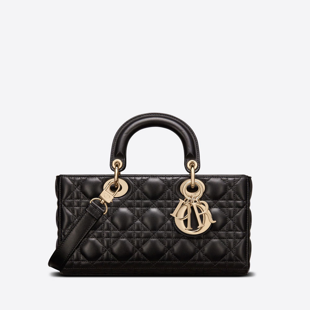 Dior Lady D-Joy Bag Black Cannage Lambskin M0540ONGE M900