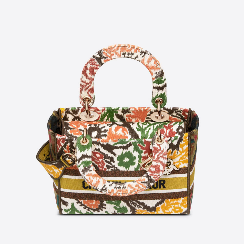 Dior Paisley Embroidery Medium Lady D Lite Bag M0565OJAP M885 - Photo-2