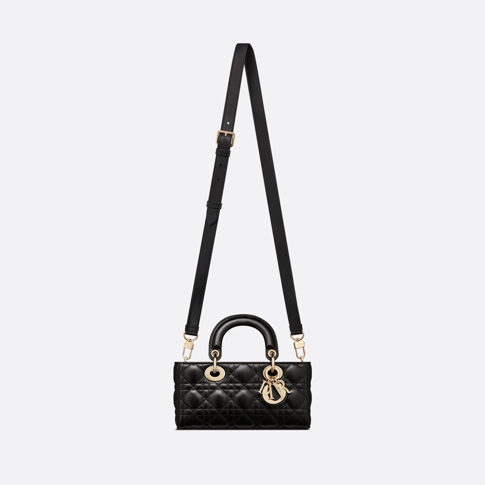 Dior Small Lady D-Joy Bag Black Cannage Lambskin M0613ONGE M900 - Photo-3