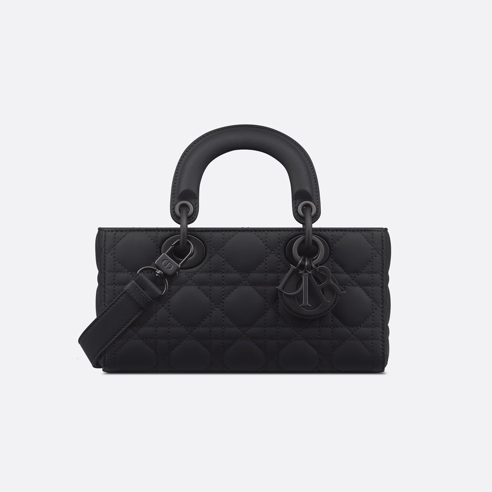 Dior Small Lady D-Joy Bag Ultramatte Black Cannage Calf M0613SLOI M900