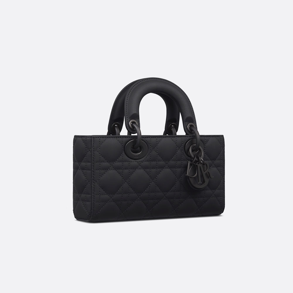 Dior Small Lady D-Joy Bag Ultramatte Black Cannage Calf M0613SLOI M900 - Photo-2