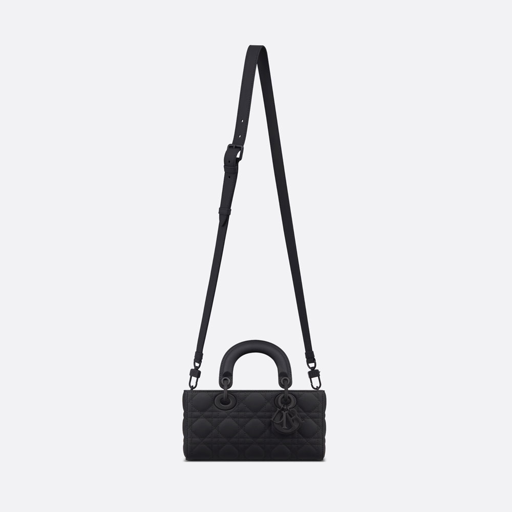 Dior Small Lady D-Joy Bag Ultramatte Black Cannage Calf M0613SLOI M900 - Photo-3
