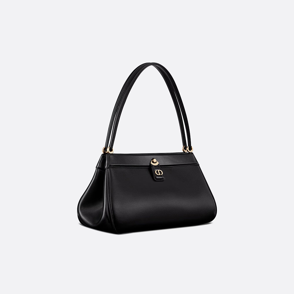 Medium Dior Key Bag Black Box Calfskin M1843OBEQ M900 - Photo-2