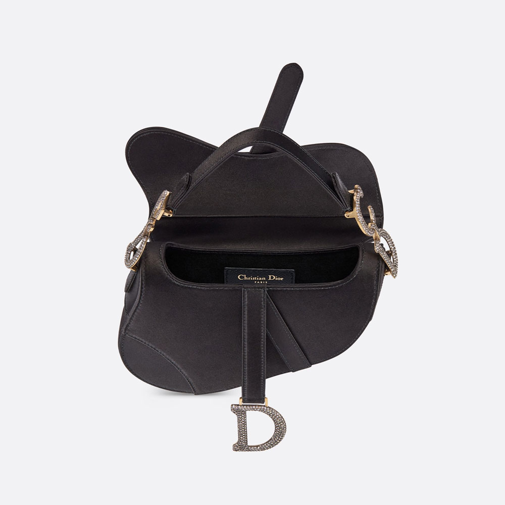 Dior Saddle satin mini bag M447SCSRA M900 - Photo-3