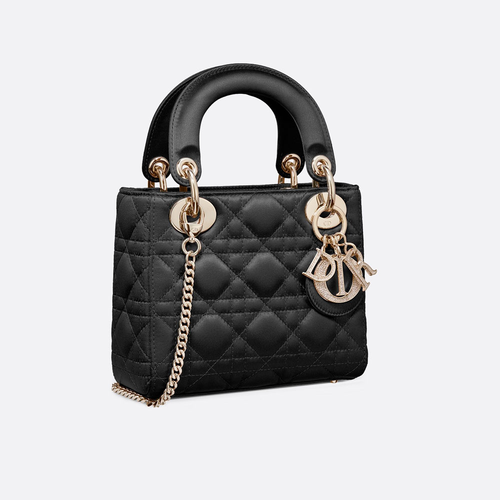 Dior Mini Lady Dior satin bag M505SOSMJ M900 - Photo-2