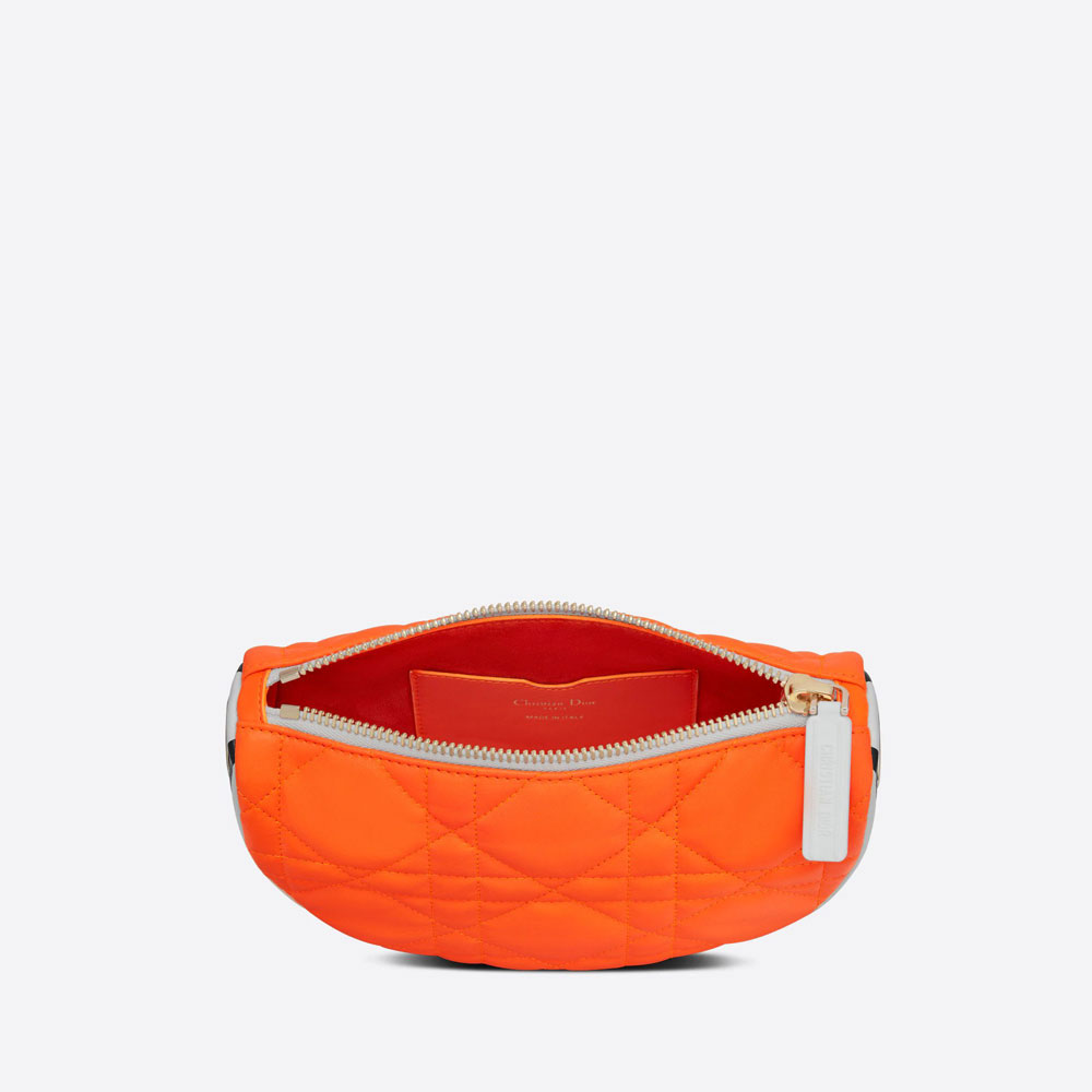 Small Dior Vibe Hobo Bag Fluorescent Orange M7200ODDO M057 - Photo-3