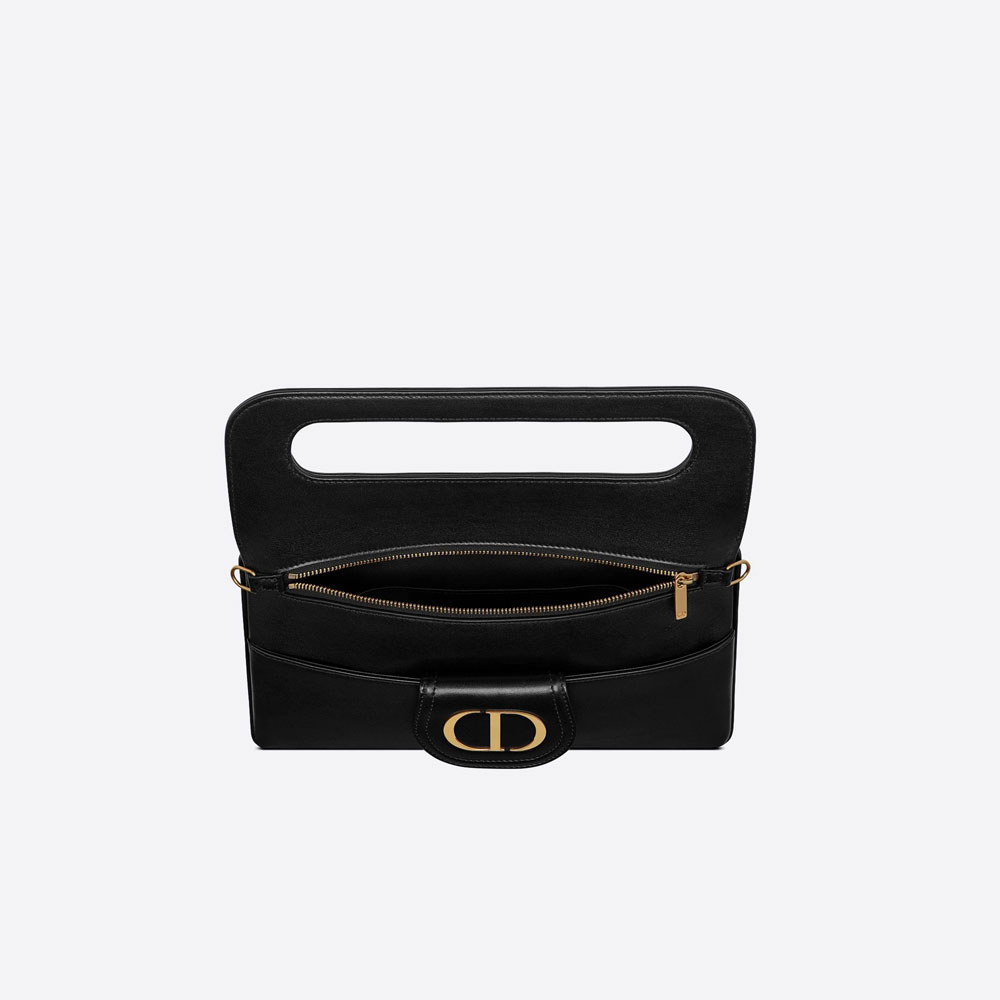 Medium DiorDouble Bag Black Smooth Calfskin M8641UBBU M900 - Photo-2