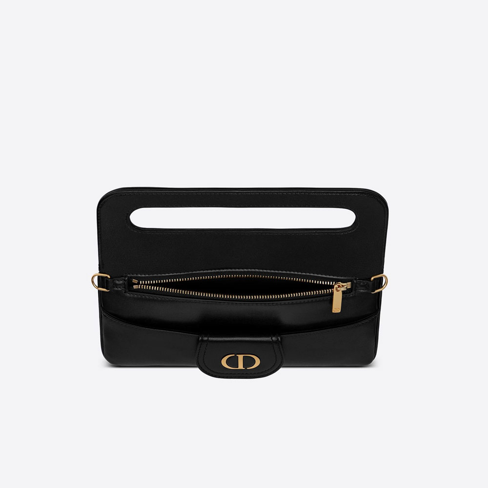 Small DiorDouble Bag Black Smooth Calfskin M8642UBBU M900 - Photo-2