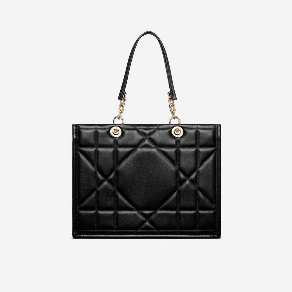 Medium Dior Essential Tote Bag Archicannage Calfskin M8721OZVJ M900
